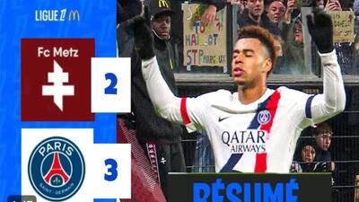 ویدیو| خلاصه بازی متز ۲ - پاری سن‌ژرمن ۳ - پارس فوتبال