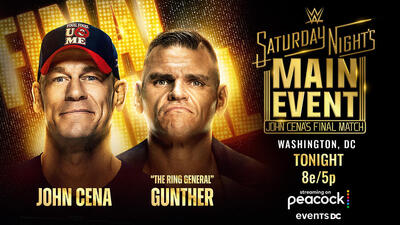 پایان کار اسطوره WWE؛ خلاصه بازی جان سینا و گونتر در رویداد Saturday Night’s Main Event - پارس فوتبال