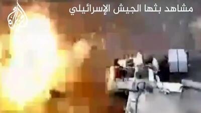  فیلم حمله پهپادی اسرائیل به فرمانده ارشد حماس