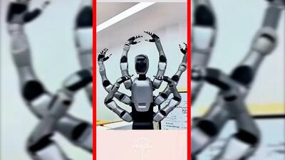  فیلم رونمایی اولین ربات انسان نمای شش دست جهان