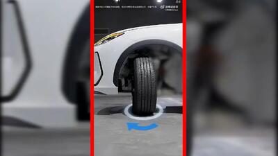  فیلم خودروی جدید جیلی با قابلیت چرخش درجا