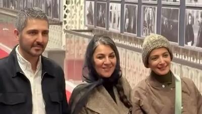  فیلم / تیپ و استایل بازیگران در اکران مردمی آنسوی حصارهای لاله زار / از تیپ مونوکرم ستاره اسکندری تا کاپشن خلبانی و کلاه بافت الهام کردا  و ...
