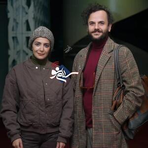 رونمایی کارگردان جوان از همسرش بازیگر زن مشهور سینما در اکران فیلمش + فیلم - سلام نو