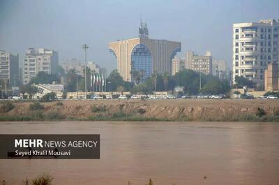 شاخص آلودگی هوای خوزستان امروز یکشنبه ۲۳ آذر ۱۴۰۴