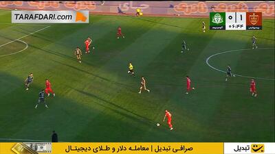 خبری از پنالتی نیست! صحنه مشکوک در محوطه جریمه آلومینیوم و سرنگونی بیفوما (پرسپولیس 1-0 آلومینیوم)