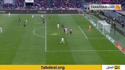 گل آرماند لاورینته به میلان (میلان 2-2 ساسولو)
