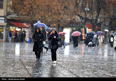 هواشناسی ایران1404/9/23؛ هشدار نارنجی بارش برف و باران در 7 استان - تسنیم