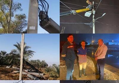 بارندگی‌های اخیر 150 میلیارد ریال به شبکه برق بوشهر خسارت زد - تسنیم