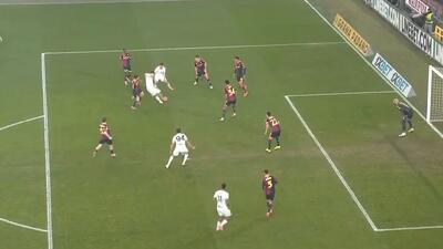 گل دوم اینتر به جنوا (لائوتارو مارتینز)