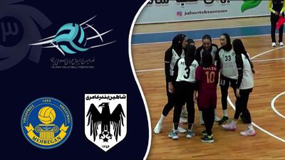 خلاصه والیبال شاهین بندر عامری 3 - مهرگان شیراز 1