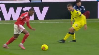 گل دوم ناتینگهام فارست به تاتنهام (اودوی)