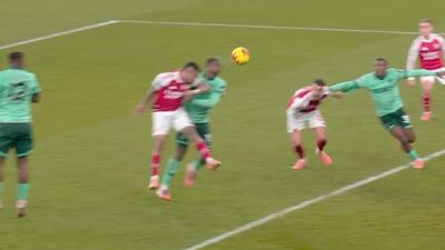 گل دوم آرسنال به ولورهمپتون (موسکوئرا گل به خودی)