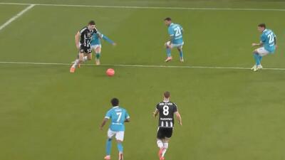 گل اول اودینزه به ناپولی(اکلنکمپ)