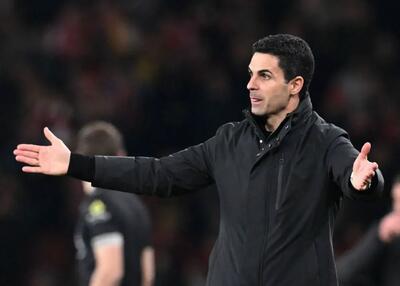 نارضایتی آرتتا: باید بهتر بازی می‌کردیم