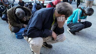 ۸۱۸ معتاد متجاهر جمع آوری و تحویل کمپ ترک اعتیاد شدند