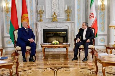 دیدار عراقچی با لوکاشنکو رئیس جمهور بلاروس