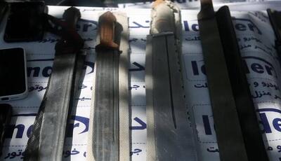 آلات و ادوات کشف شده از باند سارقان منزل