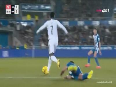 گل دوم رئال مادرید به آلاوس توسط رودریگو