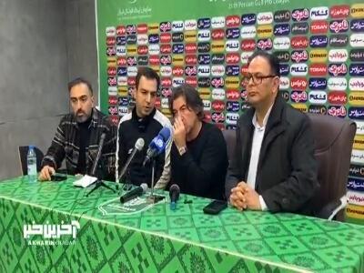 ساپینتو: احمدی هم مصدوم است و امیدواریم زودتر به تیم برگردد