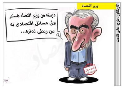 وزیر اقتصاد /کاریکاتور