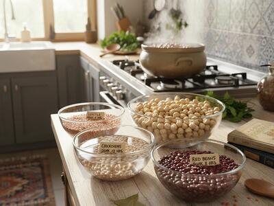  روش صحیح خیساندن و پخت حبوبات