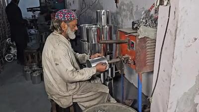  خط تولید قوطی رنگ در پاکستان: از ورق فلز تا محصول نهایی (فیلم)