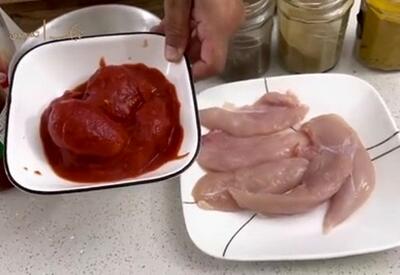 طرز تهیه فلفل پلو با فیله مرغ زعفرانی