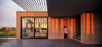 معماری خاص و متفاوت این ویلا در کرج جلب توجه کرد