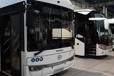 اتوبوس های شهری اسنا گروه بهمن در نمایشگاه مشهد + ویژگی‌های محصول