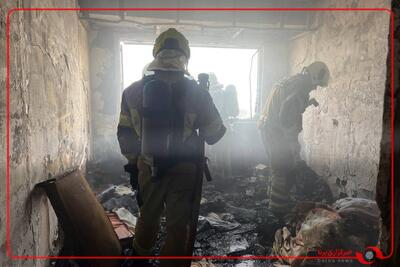  مهار آتش‌ در برج مسکونی دهکده المپیک