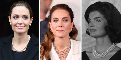 ۱۰ زن مشهور که مروارید را به عنوان بیانیه‌ای از قدرت و جذابیت استفاده کرده‌اند! - چی بپوشم