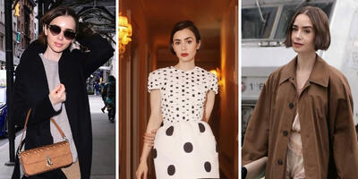 لیلی کالینز کاملا تبدیل به امیلی کوپر شده! رنگ‌ و طرح‌ها به استایل شخصی‌اش رسیده‌اند - چی بپوشم