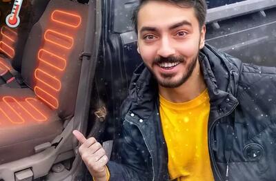  با چندتا وسیله ساده یک گرمکن صندلی بینظیر ساختم !