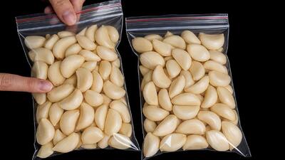  بهترین روش نگهداری از سیر بدون له شدن و پوک شدن / سیر تا سالها درشت و سالم میماند