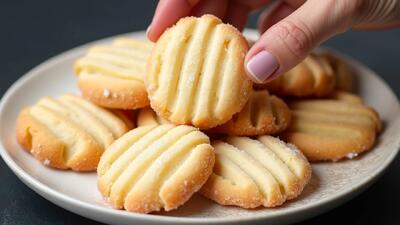  طرز تهیه بیسکوییت کره ای فقط با ۳ ماده اولیه