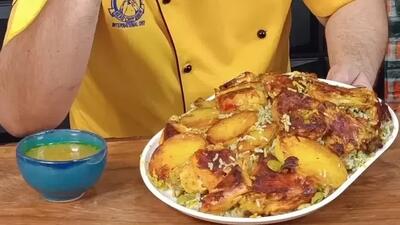  آموزش باقالی پلو با مرغ مجلسی، پیشنهاد ویژه شب عید !