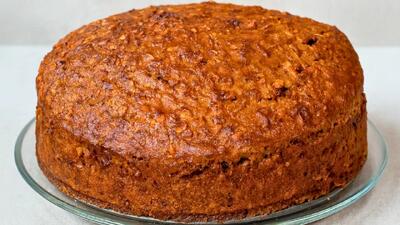  طرز تهیه کیک هویج بدون نیاز به آرد و شکر / خیلی سریع پخته میشه