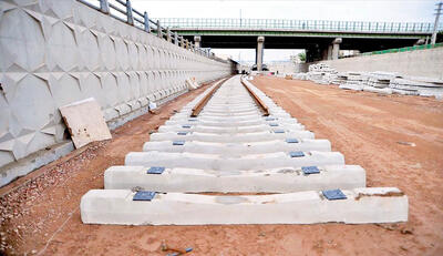 ریسک فرونشست در شریان ریلی تهران