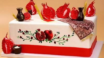 کیک‌های جنجالی شب یلدا: سورپرایز هنرمندان توسط اوستا قناد!