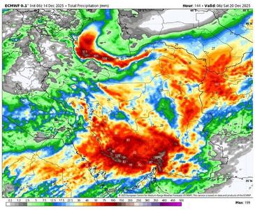 هشدار بارش شدید برف و باران در سراسر کشور به جز ۲ استان