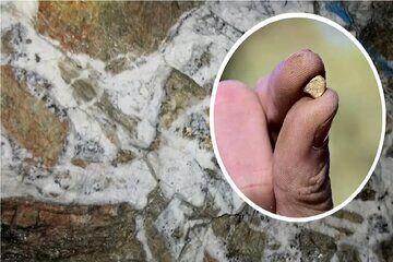  رونمایی از ذخایر عظیم طلا که سال‌ها پنهان مانده بود/ فوران طلا از دل زمین