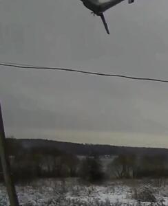 هواپیمای آنتونوف روسیه قبل از سقوط در آسمان دو نیم شد