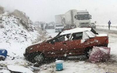 افزایش ۴درصدی فوتی‌های تصادف در زمستان