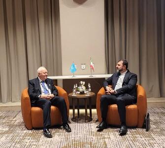 دیدار غریب‌آبادی با معاون دبیرکل سازمان ملل در ریاض