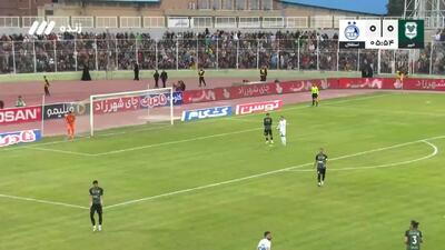 گل اول استقلال به خیبر + ویدئو