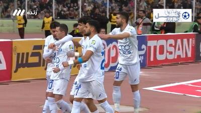 گل اول استقلال به خیبر خرم آباد (یاسر آسانی)