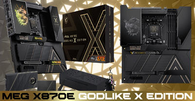 MSI مادربرد MEG X870E GODLIKE X EDITION خود را با قیمت 1300 دلار عرضه کرد