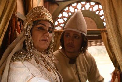 بازی ستاره اسکندری و حسام منظور در نقش مادر و پدر سلمان فارسی