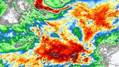 هشدار بارش شدید برف و باران در سراسر ایران