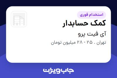  استخدام کمک حسابدار در آی فیت پرو